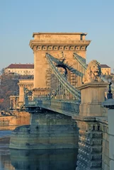 Photo sur Plexiglas Széchenyi lánchíd Szechenyi Chain Bridge in Budapest, Hungary