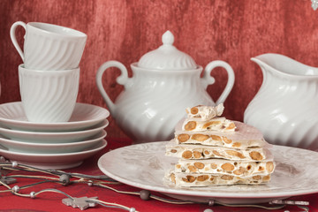 Turron, typical Spanish Christmas dessert