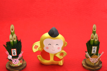 干支の置物　申