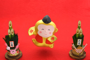 干支の置物  さる