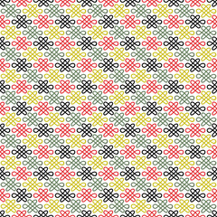 Floral Chinese  seamless pattern