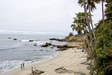 Fototapeta na wymiar Beach, Laguna Beach CA