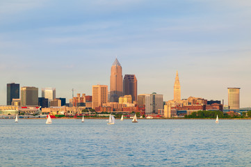 Obraz premium Cleveland on the water
