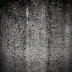 Grungy and smooth bare concrete wall for background