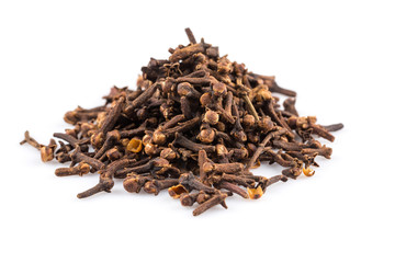 Cloves isolated on white background