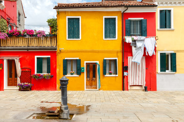 Italy. The island of Burano. 