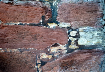 Malerische Mauer im Markgräfler Land