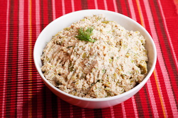 Zucchini and ricotta dip