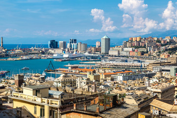 Port of Genoa in Italy