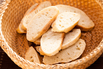 Homemade baguettes