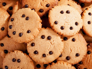 Homemade cocoa cookies