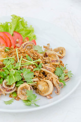 deep fried squid