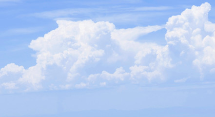 blue sky with hill and tree  