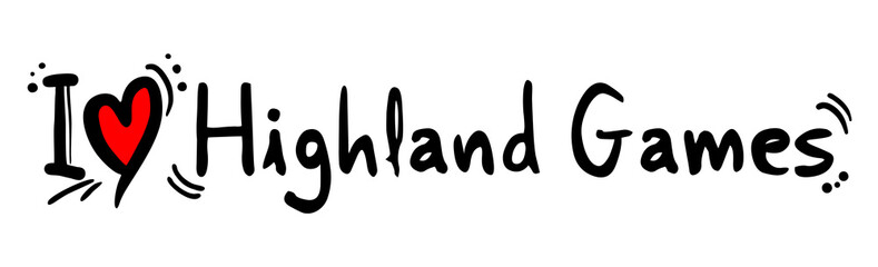 Highland Games love