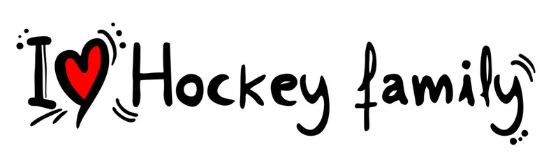 Hockey family love