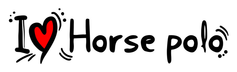 Horse polo love