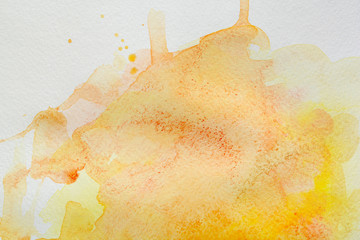 Watercolor texture on paper close-up