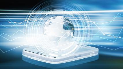Fototapeta premium Your mobile connection