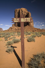 Cly Butte at Monument Valley Navajo Tribal Park, Southern Utah near Arizona border