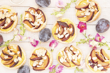 Plum tarts