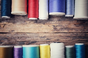 Bobbins colorful threads