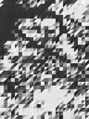 Black and white square pattern