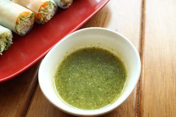 Vietnamese noodles roll