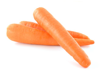 carrot on white background