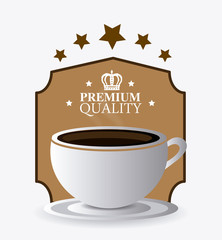 Coffee drink design.