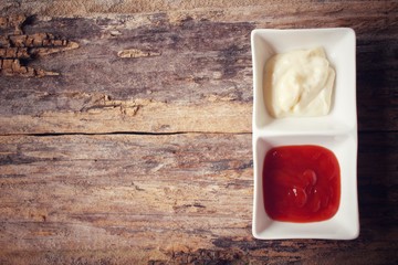 Ketchup with mayonnaise sauce