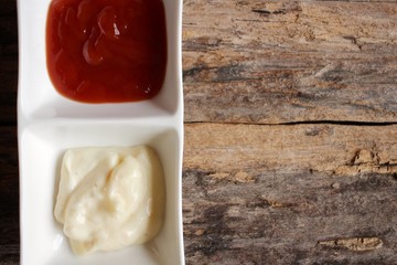 Ketchup with mayonnaise sauce