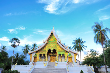Fototapeta premium Xiengthong Temple in Luang Prabang City at Loas Lao People s Democratic Republic 
