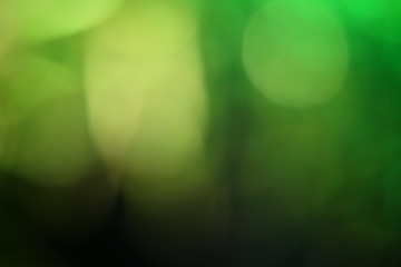 Obraz premium Green bokeh