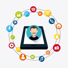 Social media design.