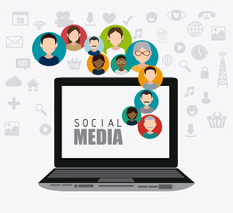 Social media design.