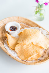 Fried prawn crakers