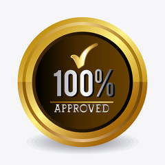 Approved label design.