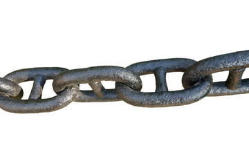 Obraz premium Old anchor chain