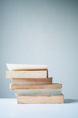 Stack of old books