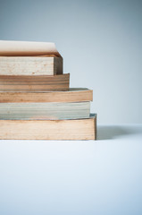 Stack of old books