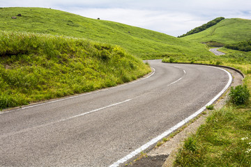 平戸島の川内峠の道