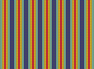 Repeated textile pattern vertically oriented