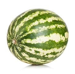 watermelon close-up isolated on a white background