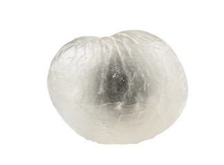 Ripe longan isolated on white background.clipping path.