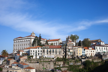 Fototapeta na wymiar City of Porto Skyline in Portugal