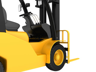 View close-up on the wheel cargo truck