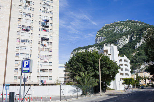 Gibraltar Rock Urban Scenery