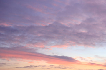 Beautiful evening sky