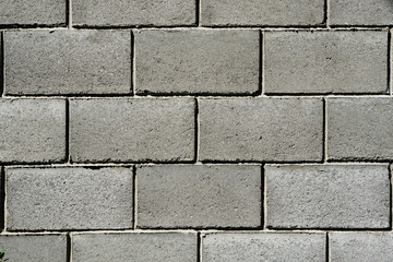 Texture of grey brick wall