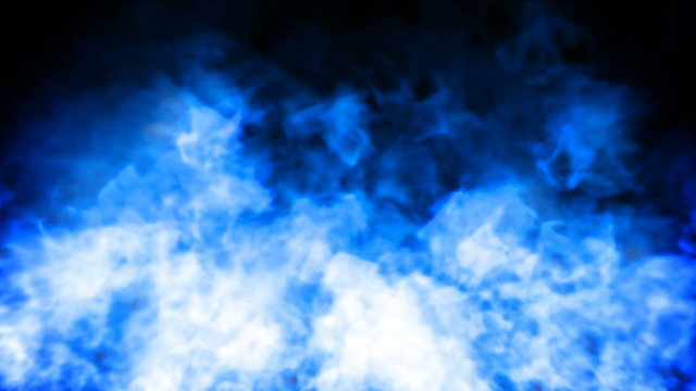 Magic blue fire (seamless loop)